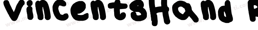 VincentsHand Regular字体转换